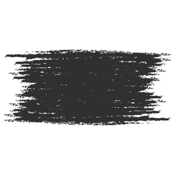 Horizontal Crayon Scribble Texture, Bold Black Brush Stroke Art vector
