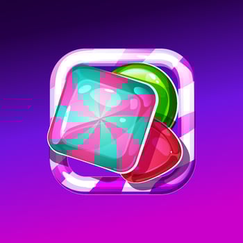 Candy Crush Game Icon for your design. Candy ICON vector