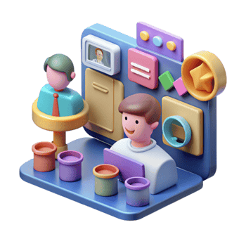 Interactive 3D Workplace Collaboration png