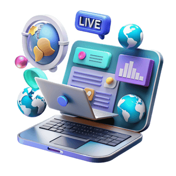 Global Live Data Interactive Web Platform png