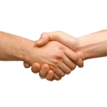 Handshake between two individuals on a Transparent background symbolizing agreement and partnership, background a handshake transparent png