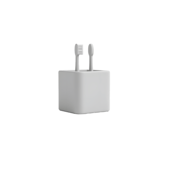 Modern Minimalist Toothbrush Holder for Bathroom png