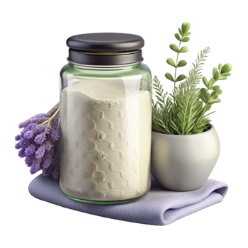 Lavender Herbal Bath Soak Relaxing Powder for Soaking png