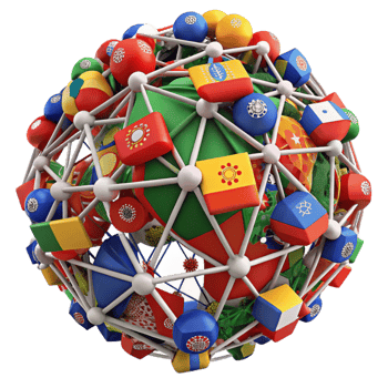 Global Interconnectivity A Visual Representation of International Relations png