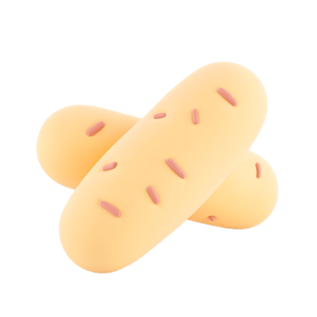 Sweet Pastel Eclairs Sprinkled Treats Pastry Bakery png