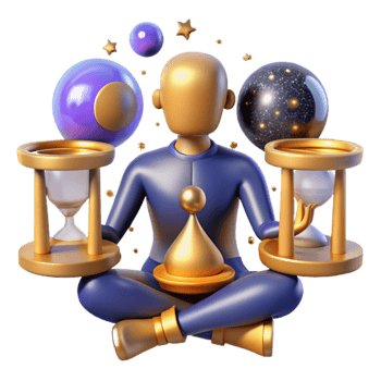 Cosmic Balance Time, Strategy, and the Universe png