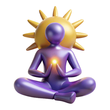 Inner Peace Sun Salutations Meditation png