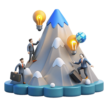 Teamwork, Innovation, and Climbing to Success png
