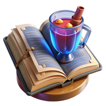 Cozy Drinks Fairytales A Magical Blend png