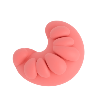 Abstract Pink 3D Shape Design Element png