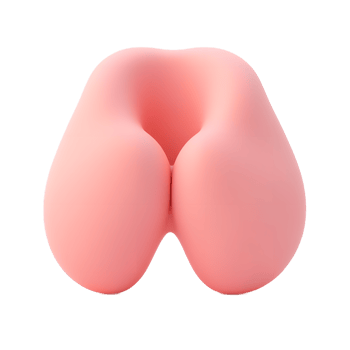 Pink Abstract 3D Shape Design Render png