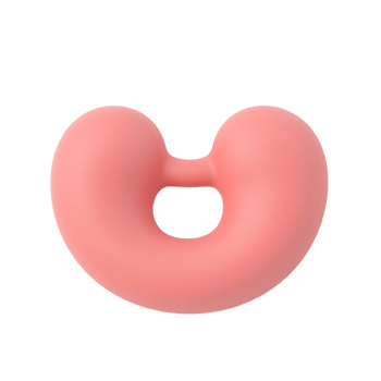 Pink Abstract Shape 3D Render Modern Design png