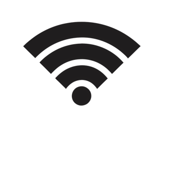 A bold, thicker version of the Wi-Fi symbol, emphasizing signal strength and clarity, with a sleek, minimalist design png