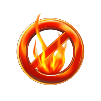 No Fire Symbol Icon Illustration png