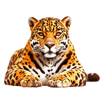 Fierce Portrait of a Majestic Tiger with Striking Orange Fur png