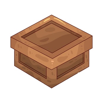 cardboard gift box vector