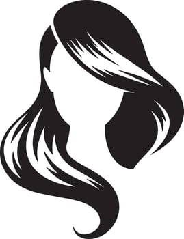 Luxury Beauty Silhouette Icon Chic Woman Shape Fashion Boutique Logo Branding Illustration vector
