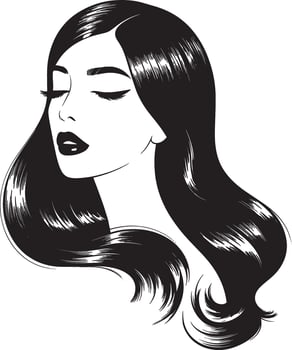 Minimalist Womens Silhouette Icon Chic Female Figure for Fashion Boutique Cosmetics Logo Design Advertising Poster Business Beauty Spa Salon Branding Illustration Modern Feminine Art vector