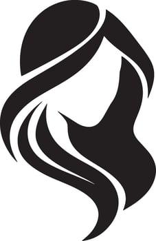 Aesthetic Womens Silhouette Icon Chic Lady Shape for Makeup Beauty Fashion Branding Illustration Design Model Poster Business Boutique Logo Minimalist Stylish Woman Outline Advertising vector