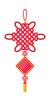 lao zi, Chinese knot decoration png