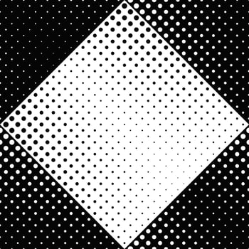 A black and white halftone dot pattern on a white background vector