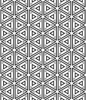 Duotone abstract arrangement with infinite repetition, blending sophisticated grayscale elements vector
