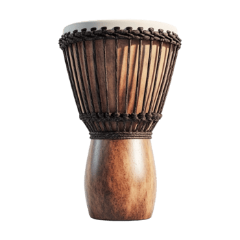 a african drum on transparent background png