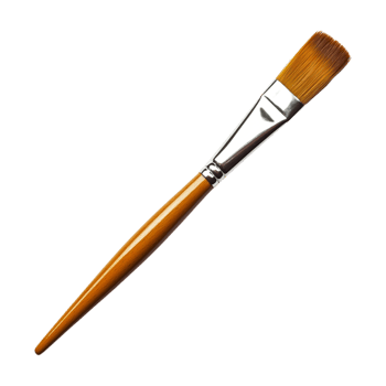 big paint brush on a transparent background png