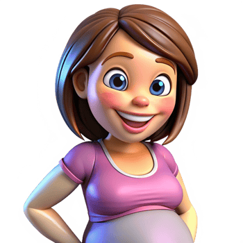 Happy pregnant woman holding ultrasound photo png