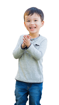Chinese Boy Isolated on a Transparent Background. Transparent . png