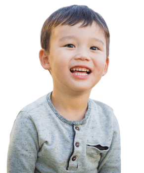 Chinese Boy Isolated on a Transparent Background. png
