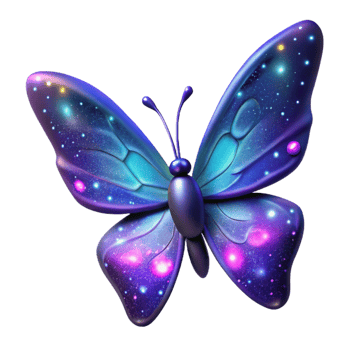 magnificent creative Cosmic Butterfly A Galaxy in its Wings professional png