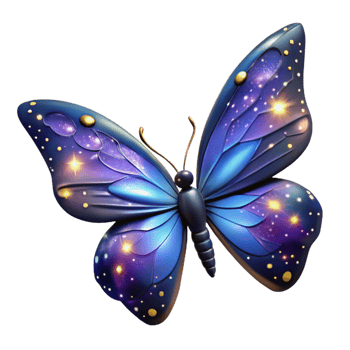Celestial Butterfly A Galaxy in its Wings png