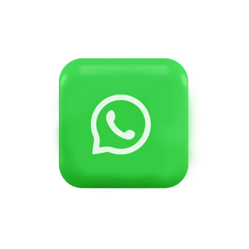 Whatsapp icon on a green button png