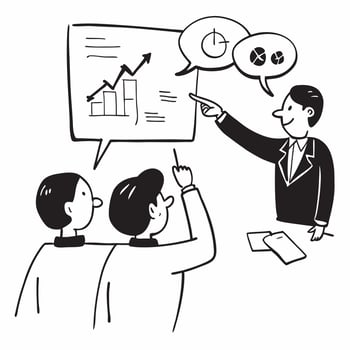 Sales team dealing with customer complaints concept as A sales team addressing customer complaints highlighting low performance challenges and the impact on business growth in Pho v1 vector