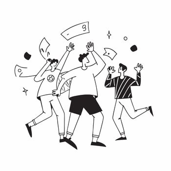 People dancing at a street festival concept as A candid shot of people dancing at a street festival capturing the joy energy and cultural celebration with natural movements and exp Clean Version 2 vector