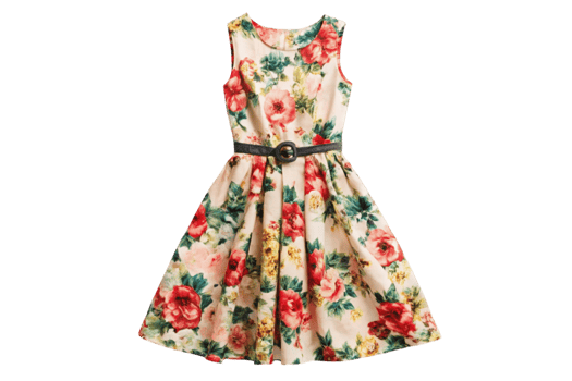 Floral dress for a perfect day png