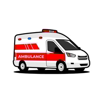 vehicle ambulance car image illustration vector