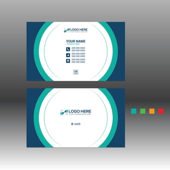 A business card design vector