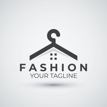 fashion store logo icon design template vector