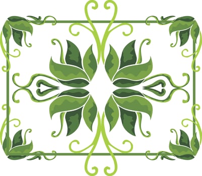 Decorative Vine and Flower Ornaments for Borders vector