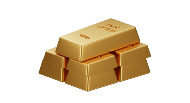 A Stack of Gleaming Gold Bars. Wealth, Luxury, and Financial Success1 png