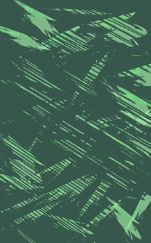 A green background with a bunch of lines vector