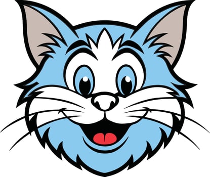 Cat Head Design vector