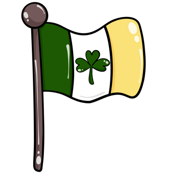 St. Patrick's Day Flag png