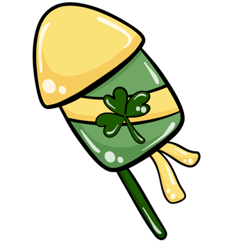 St. Patrick Day fireworks png