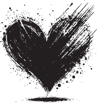 Simple Love Heart Graphic vector