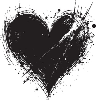Clean Heart Shape Illustration for Digital Media vector