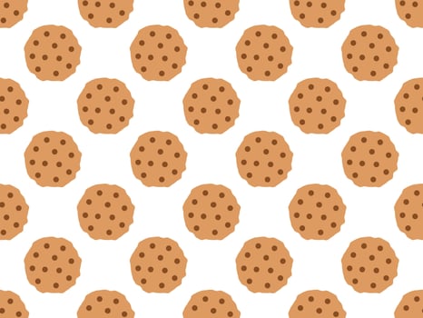 Background illustration cookies pattern vector
