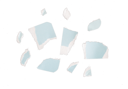 abstract torn paper isolated element png
